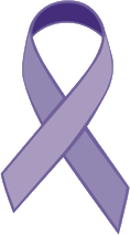 Cancer Purple Ribbon